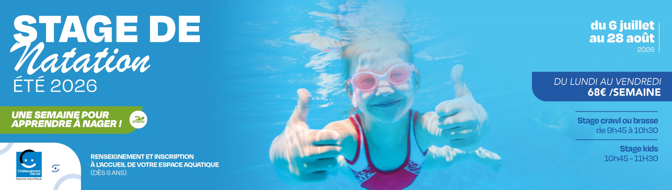STAGE DE NATATION ÉTÉ